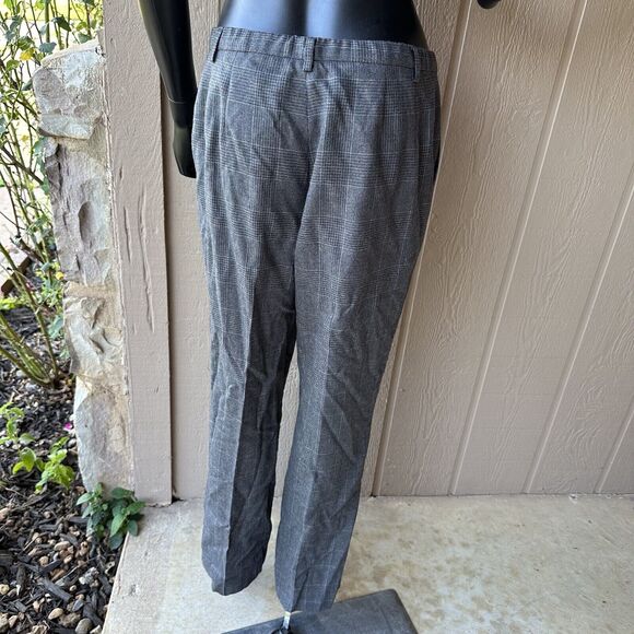 Vintage Pendleton Wool Petite Pants Size 10 Gray Plaid Classics 100% Virgin Wool - Picture 2 of 7